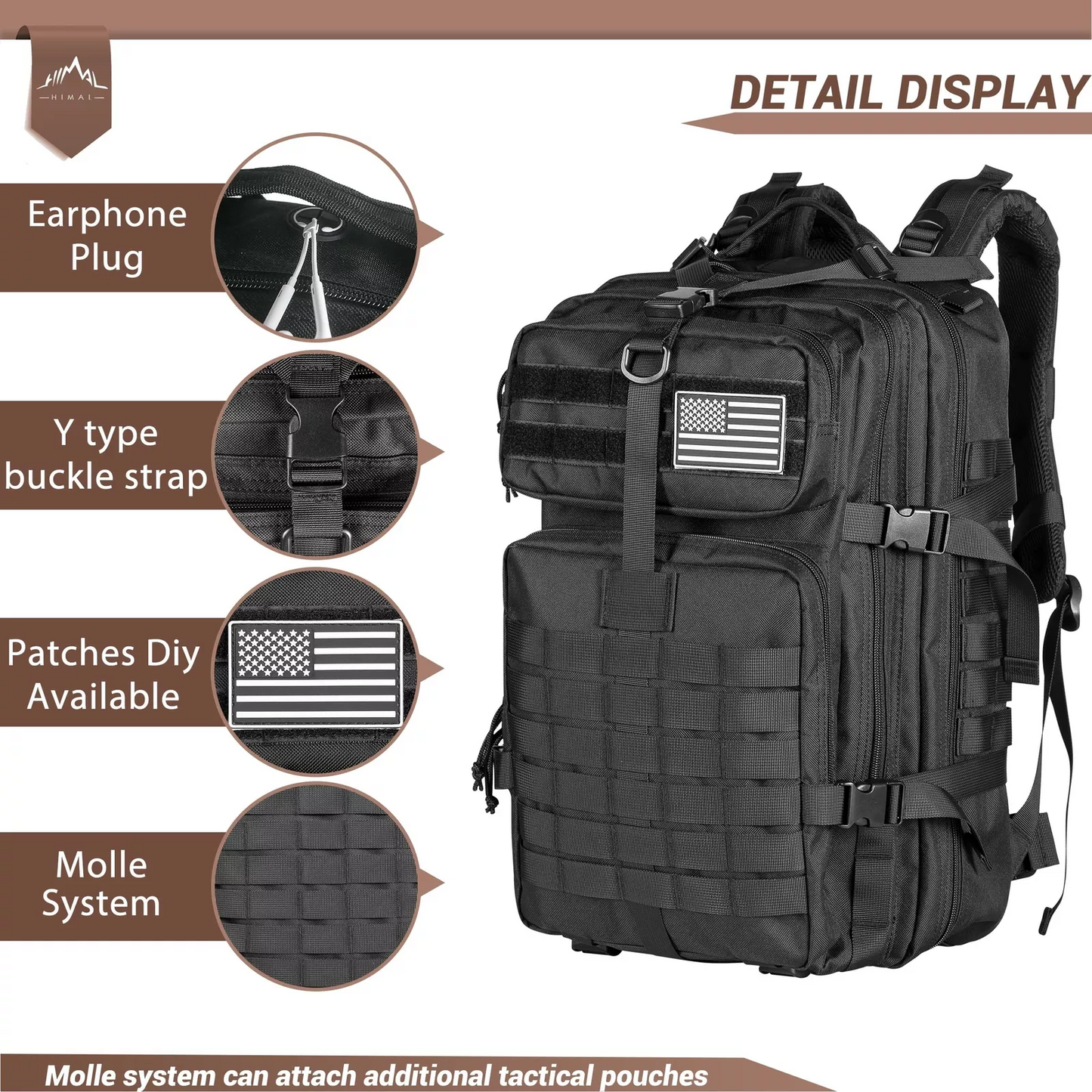Outdoor Mountaineering Bag 2025 New Camping Backpack with Versatile Design and Durable Construction