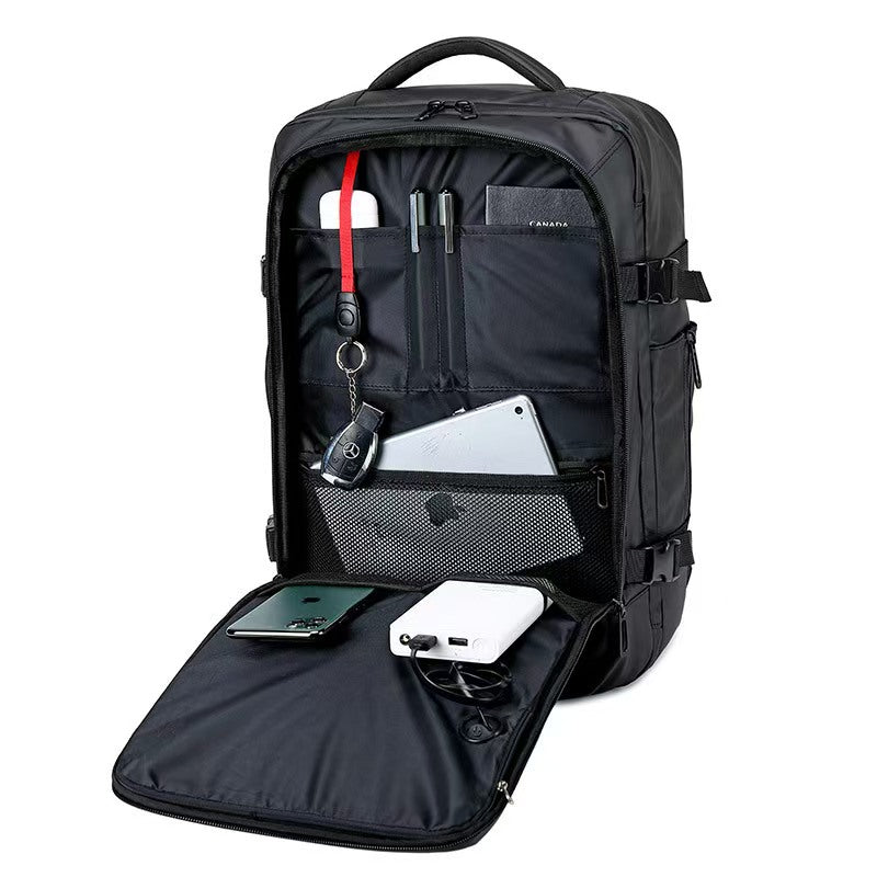 2025 new intelligent LED backpack, men and women's usual backpack, waterproof design, 19-inch large capacity, outdoor commuter computer bag.