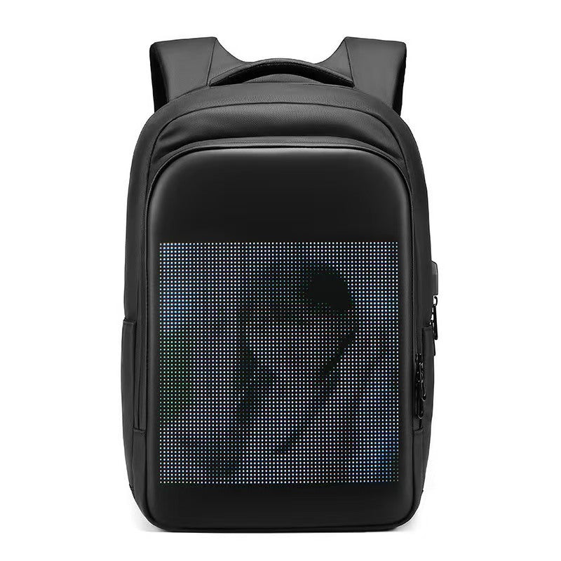 2025 new intelligent LED backpack, men and women's usual backpack, waterproof design, 19-inch large capacity, outdoor commuter computer bag.