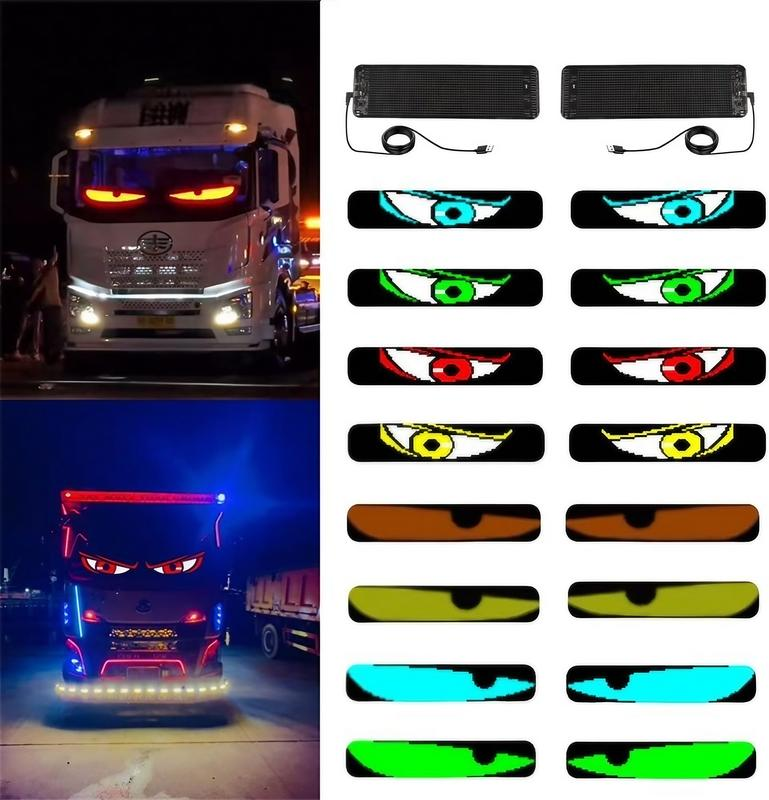 USB 5V LED Sign Screen, Bluetooth, App Control, Flexible, Programmable Custom Text Pattern Animation Scrolling Display for Car, Store, Party, Bar, Hotel, Concert
